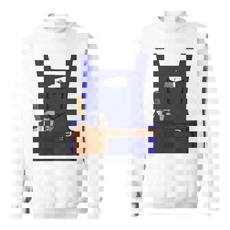 Last Minute Mason ハロウィン 労働者 グループ コスチューム 長袖tシャツ スウェットシャツ - Kawaiitshirt