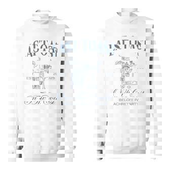 Last Toast On The Coast Hen Night Beach Bride 2025 Sweatshirt - Seseable