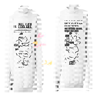 Le Jeu De La Poule Humour Drôle Noir & Absurde Sweater e - Cadeauxyz