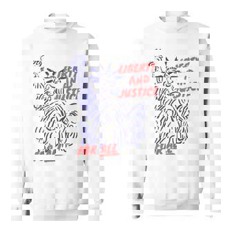 Liberty And Justice For All Sweatshirt | Mazezy