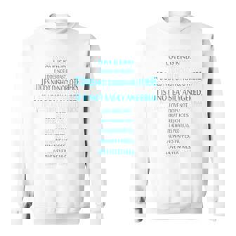 Liebe Ist Geduldig Liebe Ist Gütiges 聖書erskreuz スウェットシャツ - Kawaiitshirt