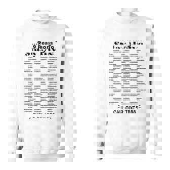 List Of 99 Reasons To Stay Alive Mental Health Awareness Sweatshirt - Thegiftio UK