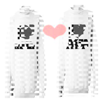 I Love Akita 愛 ハート 秋田 秋田県 日本 お土産 かわいい おしゃれ スウェットシャツ - Kawaiitshirt
