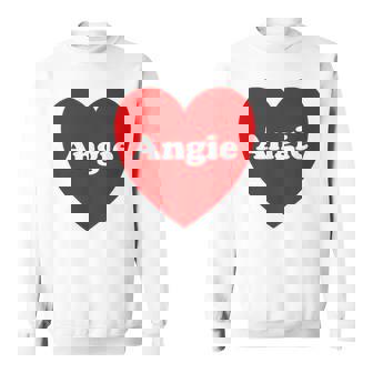 I Love Angie Heart Cute Angie Nombre Cumpleaños Camisa de entrenamiento - Regaloses