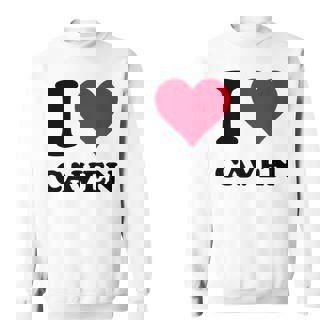 I Love Caven スウェットシャツ - Kawaiitshirt