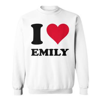 I Love Emily Sweatshirt - Thegiftio UK