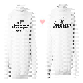 I Love Heart シンガポール スウェットシャツ - Kawaiitshirt