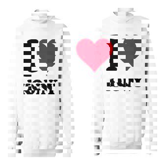 I Love Konny スウェットシャツ - Kawaiitshirt