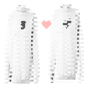 I Love Latinas シャツバックプリント スウェットシャツ - Kawaiitshirt