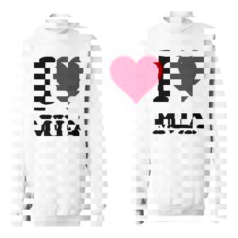 I Love Mula スウェットシャツ - Kawaiitshirt