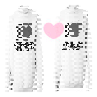 I Love Nice アイ・ラブ・ニース スウェットシャツ - Kawaiitshirt