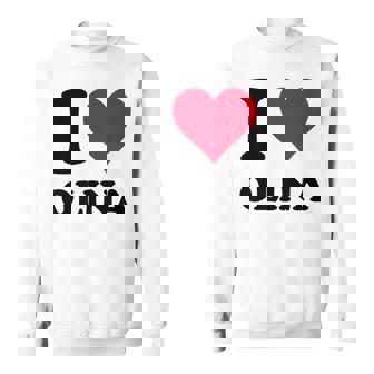 I Love Olina スウェットシャツ - Kawaiitshirt