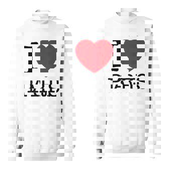 I Love Paris Graphic Novelty & Cool s スウェットシャツ - Kawaiitshirt