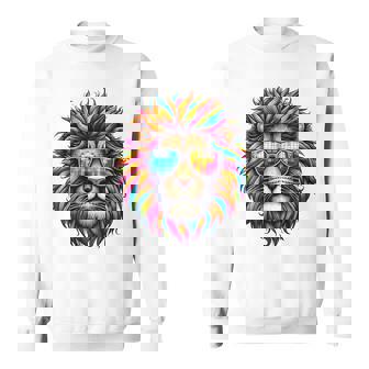 Lunettes Deoleil Coloréesisage De Lion Pour Amoureux Des Animaux Sweater e - Cadeauxyz