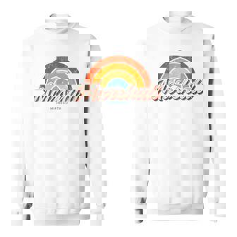 Marshall Minnesota Mnヴィンテージレインボーレトロ70年代 スウェットシャツ - Kawaiitshirt