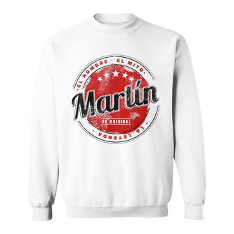Martín El Hombre El Mito La Leyend Martín Nombre Camisa de entrenamiento - Regaloses