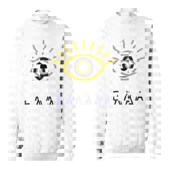 Mauvais Œil Grec Et Grèce Écrits En Langue Grecque Sweater e - Cadeauxyz