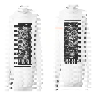 Medusa Backprint 女神の蛇 ギリシャ神話 バックプリント メデューサ スウェットシャツ - Kawaiitshirt