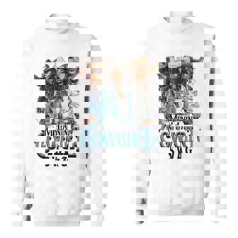 Melanin Cowgirl Swag African American History Western Rodeo Sweatshirt - Monsterry