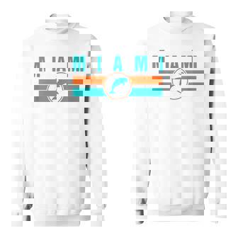 Mia マイアミ ローカルスタンダード Mia レトロ ドルフィン マイアミ Fl クラシック スウェットシャツ - Kawaiitshirt
