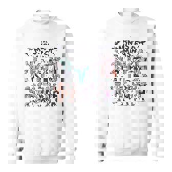 Monster Mash Spooky Season Halloween Mummy Witch Vampire Sweatshirt - Thegiftio