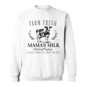 Fresh Milk Mama's Dairy Farm Breastfeeding Sweatshirt - Thegiftio UK