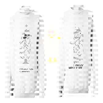 Mrs Silly Goose Bride To Be Wedding Drinking Bride Goose Sweatshirt - Thegiftio