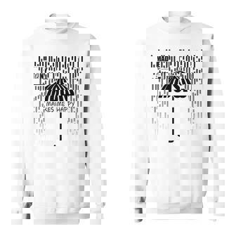 Music Makes Me Happy、音楽にインスパイアされたアパレル、ニューヨーク、ジャズ スウェットシャツ - Kawaiitshirt