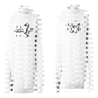My Heart Beats Foroftball ソフトボーラー ハートビート スウェットシャツ - Kawaiitshirt