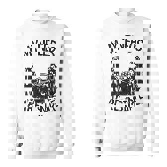 My Needs Areimple Guitars ビール愛好家 ギタリストギター スウェットシャツ - Kawaiitshirt