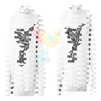 Native American Haida Hummingbird Tlingit Indian Pride Sweatshirt | Seseable UK