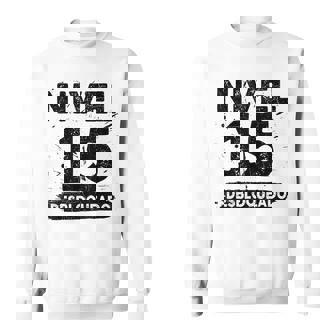 Nivel 15 Desbloqueado 15 Aniversario De Boda 15 Años Camisa de entrenamiento - Regaloses