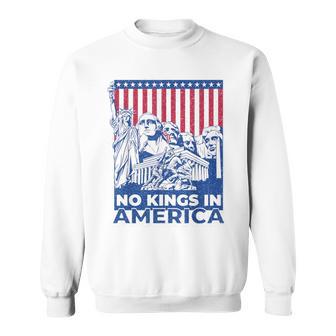 No Kings In America Sweatshirt - Thegiftio UK