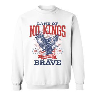 No Kings Protest Eagle Sign Sweatshirt - Thegiftio UK