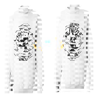 We Do Not Care Club Black Cat Sweatshirt - Thegiftio