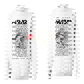Oranda Goldfish 80年代スタイル ファンシー金魚オーナー スウェットシャツ - Kawaiitshirt