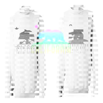 Ours Animal Été Tropical Caliacances Californie Sweater e - Cadeauxyz