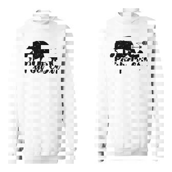 Papabear Papa Bear With Baby Daddy Dad Fathers Day Outfit Sweatshirt - Thegiftio