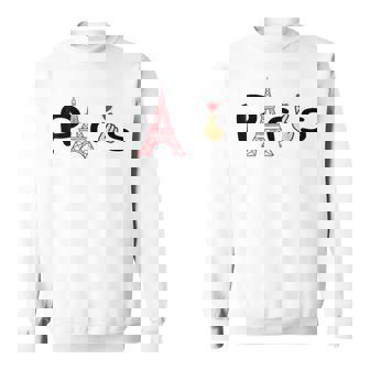 Paris Tour Eiffel France Love City Tripouvenir Français Sweater e - Cadeauxyz