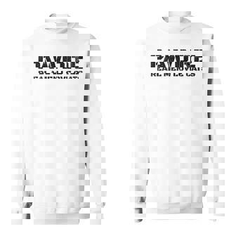 Pawdre Real Love Cats Feline Father Cat Dad Sweatshirt | Mazezy
