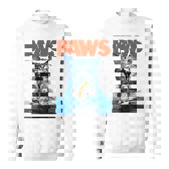 Paws Cat Lover ホラー映画 パロディ スウェットシャツ - Kawaiitshirt
