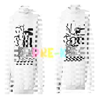Peace Out Pre-K Graduation Preschool Last Day Of Shool Pre-K Sweatshirt - Thegiftio UK