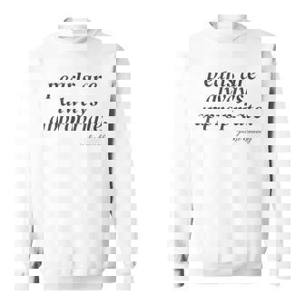 Pearls Are Always Appropriate Sweatshirt - Thegiftio