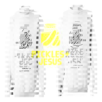 Pickles Jesus Salty And Saved Sweatshirt - Monsterry