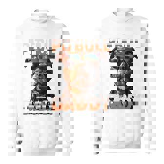 Pitbull Daddyピットブル・パパ・ヴァタータグ アメリカン・ピット・ブル・テリア・パパ 長袖tシャツ スウェットシャツ - Kawaiitshirt