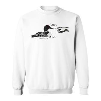 Pointing Hand Boops A Loon Sweatshirt - Thegiftio UK