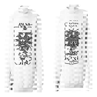 Polska Polish Eagleintage Distressed Polonia Escudo De Armas Camisa de entrenamiento - Regaloses