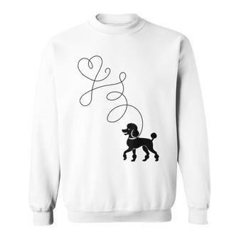 Poodle Dog Lovers 50S Sock Hop Rockabilly 1950S Dance Doo Sweatshirt - Thegiftio UK