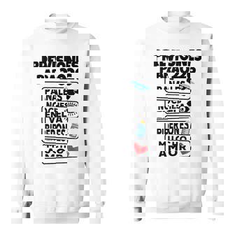 Previsiones 2026 Anuncio De Embarazo Para Futuros Papás Camisa de entrenamiento - Regaloses