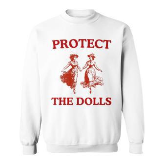 Protect The Dolls Trans Pride Gender Equality Human Rights Sweatshirt - Thegiftio UK
